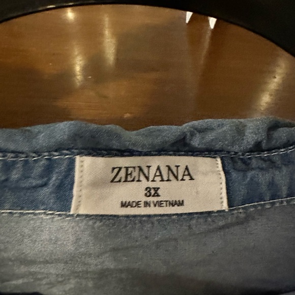 Zenana Denim Tunic SOLD - Picture 3 of 3